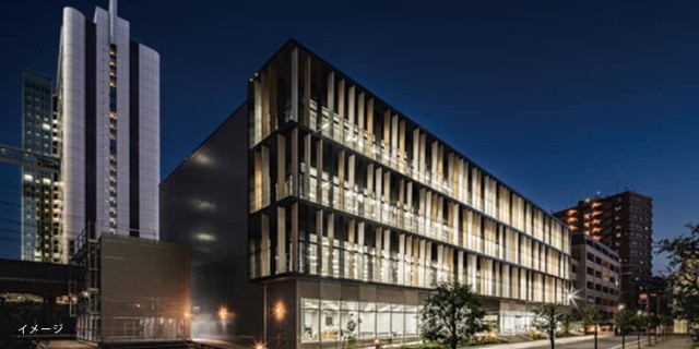 リージャス武蔵小杉　建物外観　登記住所（神奈川県川崎市中原区中丸子35-9 ディール武蔵小杉 4F）