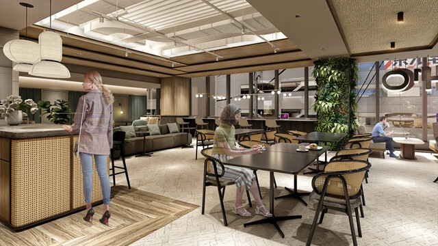 H¹O博多駅前　ラウンジ