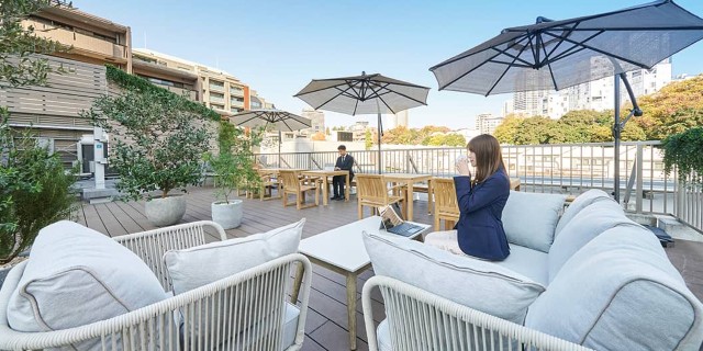 リージャス六本木三河台スクエア　屋上テラス