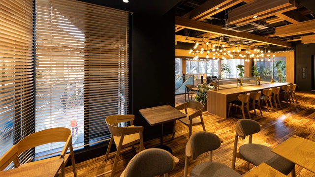 H¹O 梅田茶屋町の共用スペース